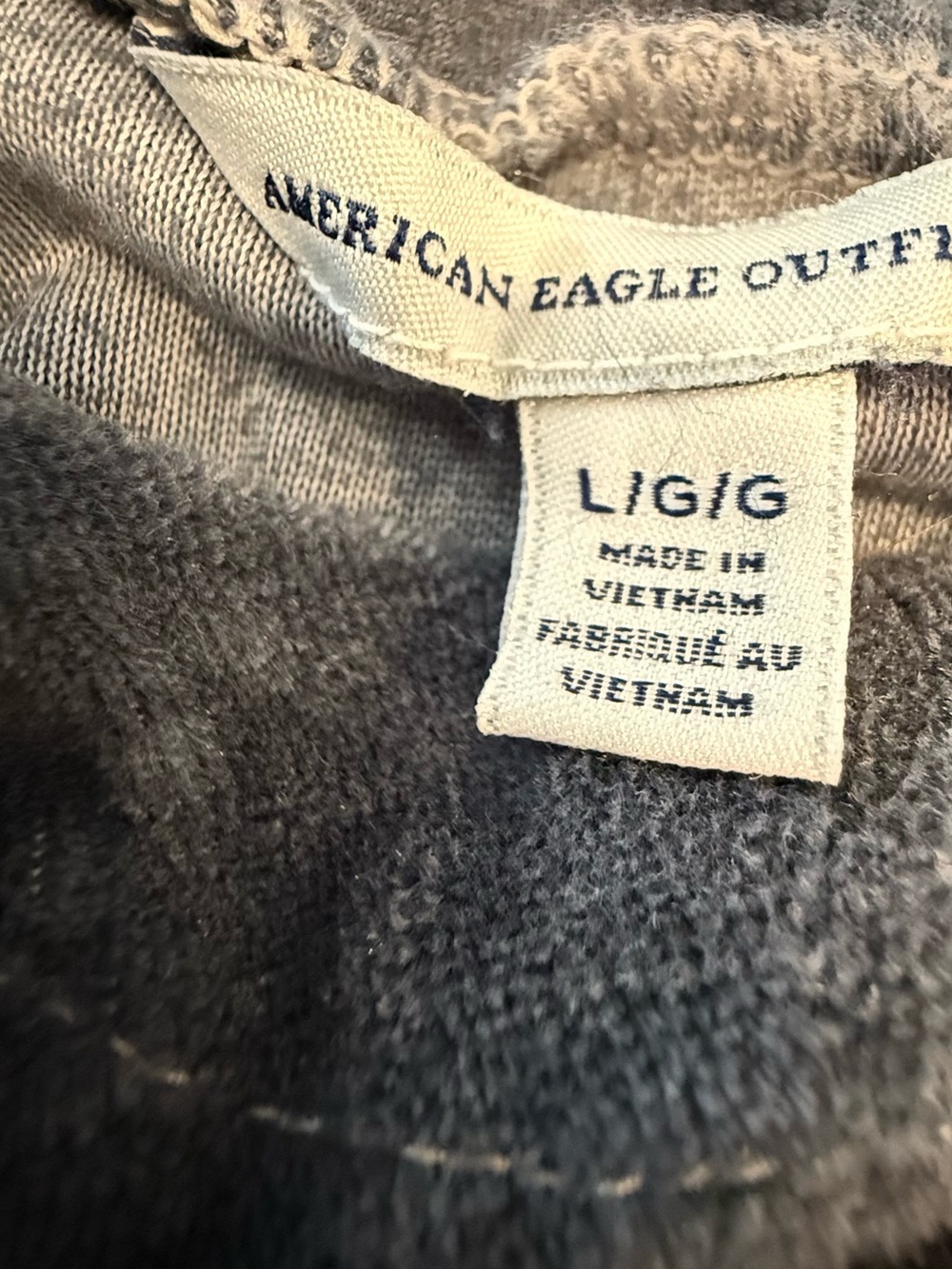 American Eagle Outfitters velour tie dye hoodie sweatshirt LG - Picture 11 of 14